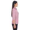 Devon & Jones Women's Burgundy Heather Pima-Tech Oxford Pique Polo