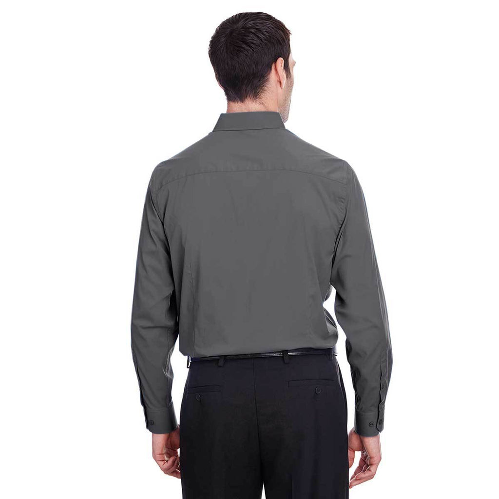 Devon & Jones Men's Graphite CrownLux Performance Stretch Shirt