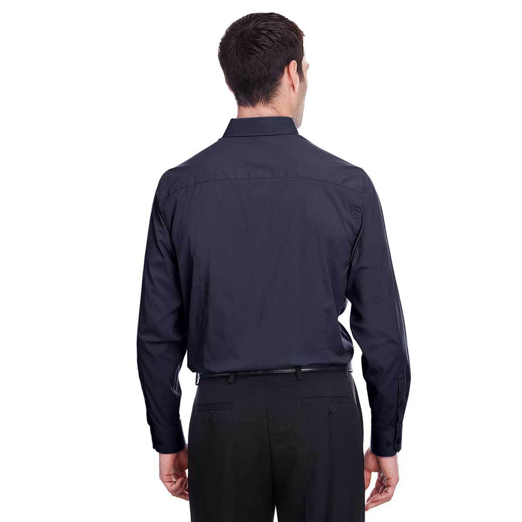 Devon & Jones Men's Navy CrownLux Performance Stretch Shirt