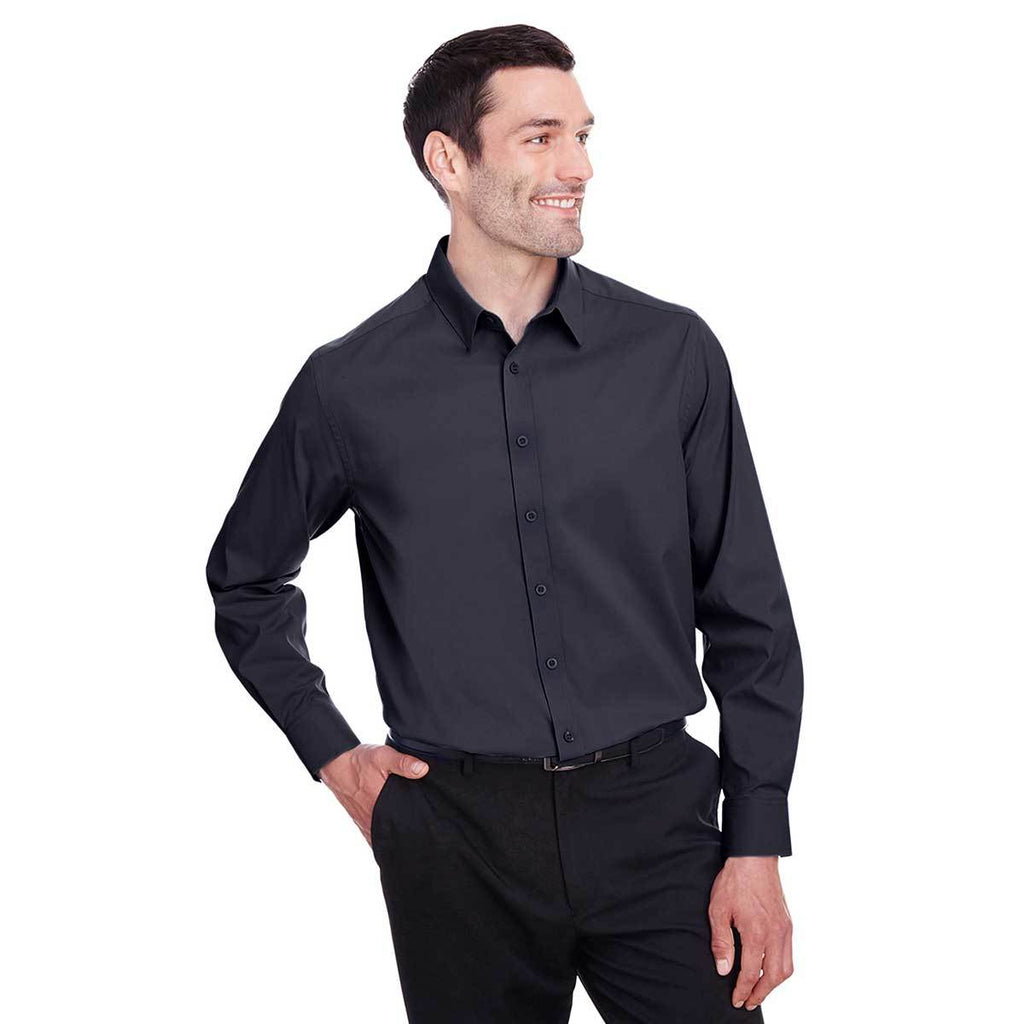 Devon & Jones Men's Navy CrownLux Performance Stretch Shirt