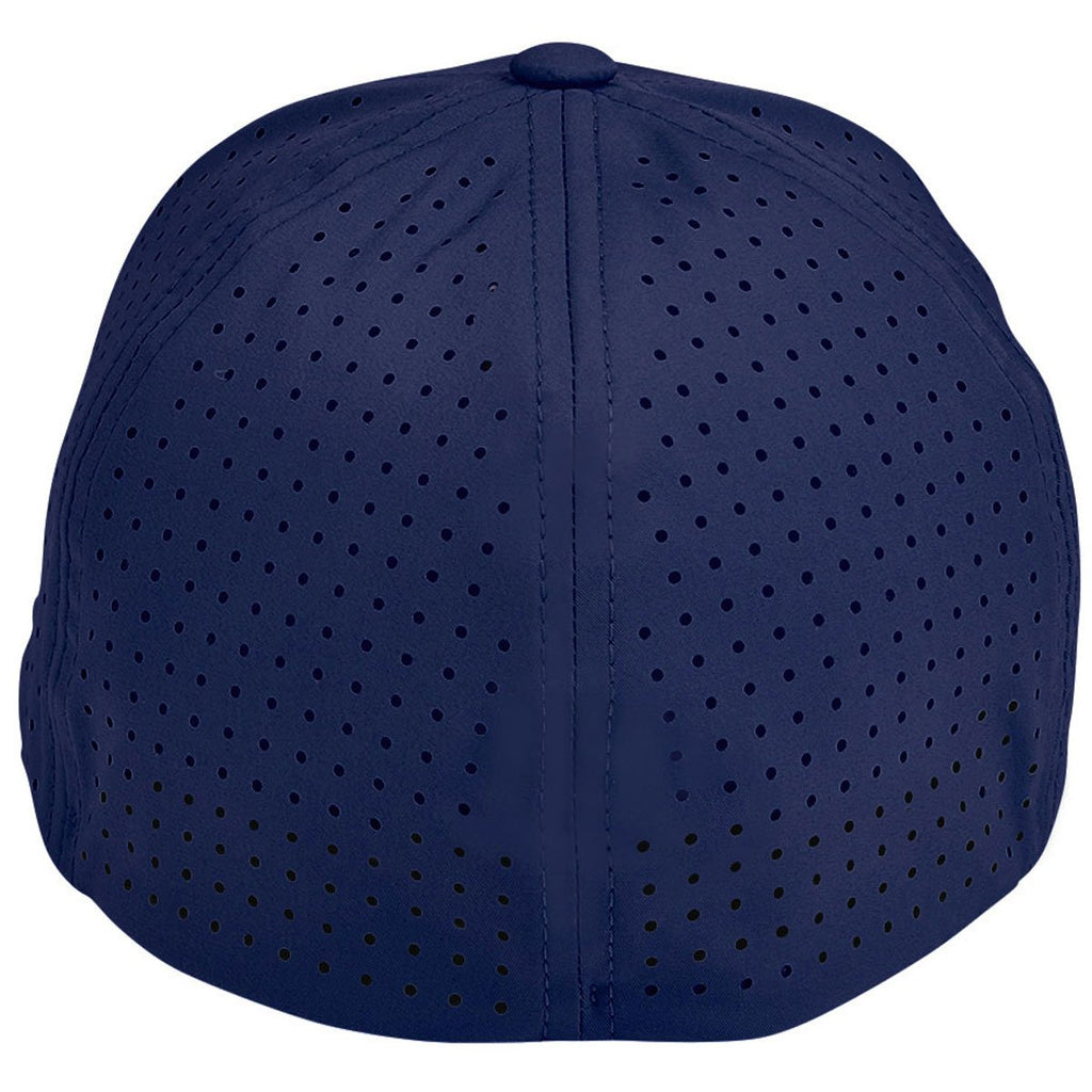 Devon & Jones Navy/Graphite CrownLux Performance Stretch Cap