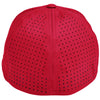 Devon & Jones Red/Silver CrownLux Performance Stretch Cap