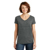 District Women's Black/Grey Cosmic Cosmic Relaxed V-Neck Tee