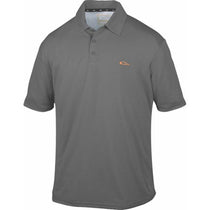 Drake Waterfowl Men's Charcoal Heatherd Polo