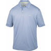 Drake Waterfowl Men's Powder Blue Heatherd Polo
