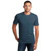 District Men's Heathered Neptune Blue Flex Tee