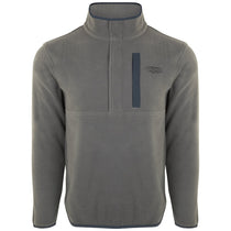 Drake Waterfowl Men's Charcoal/Navy Camp Fleece Pullover 2.0