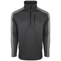 Drake Waterfowl Men's Black/Charcoal Breathlite 2.0 Quarter Zip Pullover