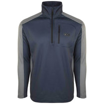 Drake Waterfowl Men's Blue Night/Charcoal Breathlite 2.0 Quarter Zip Pullover