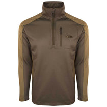 Drake Waterfowl Men's Desert Palm/Brown Breathlite 2.0 Quarter Zip Pullover
