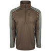Drake Waterfowl Men's Desert Palm/Olive Night Breathlite 2.0 Quarter Zip Pullover