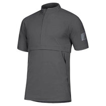 adidas Men's Grey Five/Grey Game Mode Short Sleeve Quarter Zip