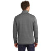 Eddie Bauer Men's Dark Grey Heather Sweater Fleece Quarter Zip
