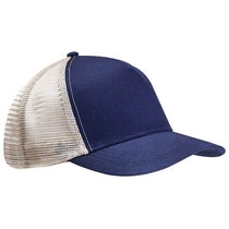 Econscious Navy/Oyster Recylced Semi-Curve 5-Panel Trucker