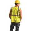 OccuNomix Men's Yellow High Visibility Value Mesh 5-pt. Break-Away Safety Vest