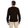 Hanes Men's Dark Chocolate 9.7 oz. Ultimate Cotton 90/10 Fleece Crew