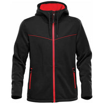 Stormtech Men's Black/Bright Red Logan Perforamance Hoody