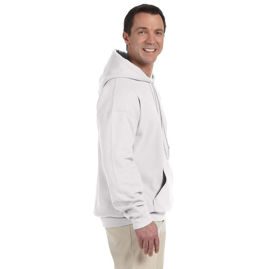 Gildan Men's White DryBlend 50/50 Hoodie