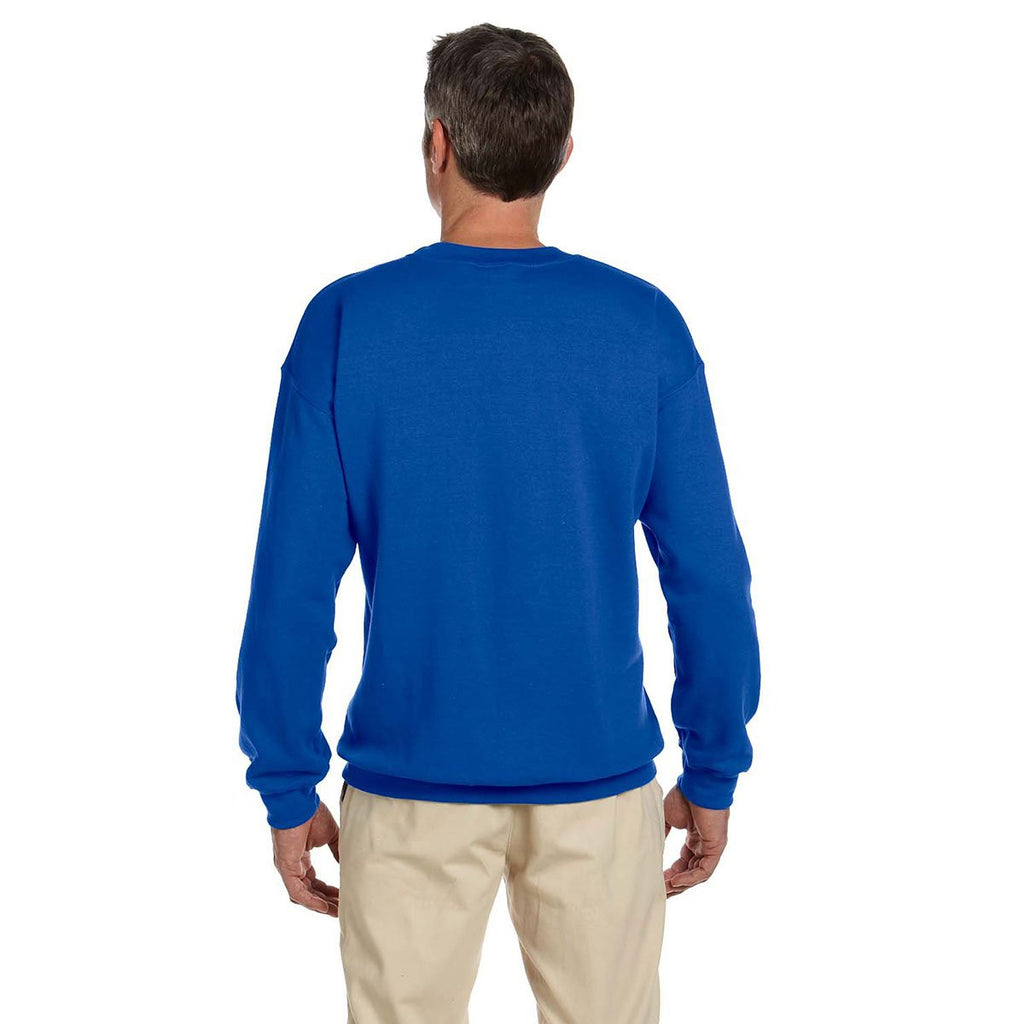 Gildan Men's Royal Heavy Blend 50/50 Fleece Crew