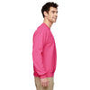 Gildan Men's Safety Pink Heavy Blend 50/50 Fleece Crew