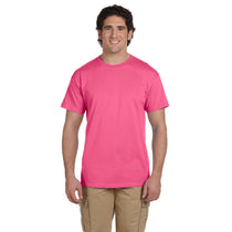 Gildan Men's Safety Pink Ultra Cotton 6 oz. T-Shirt