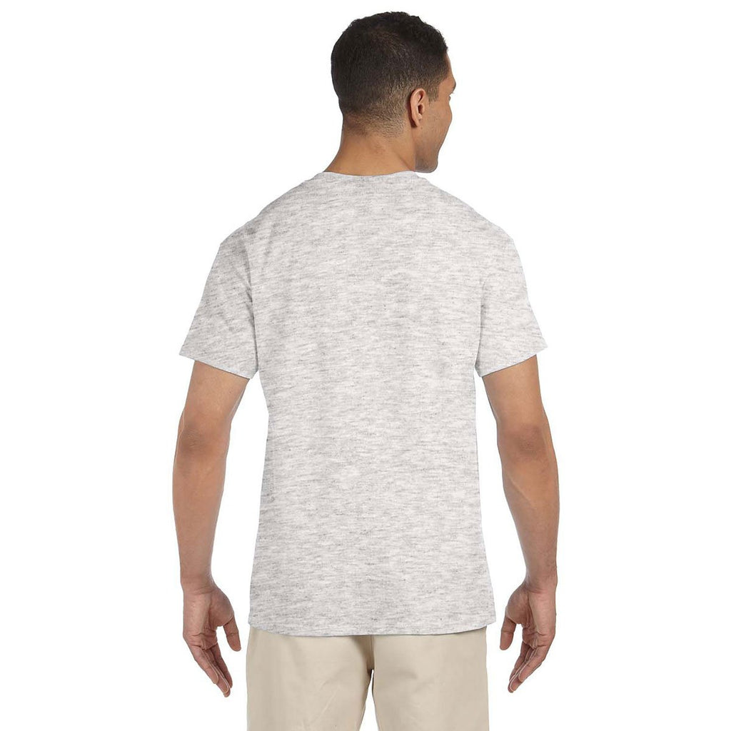 Gildan Men's Ash Grey Ultra Cotton Pocket T-Shirt