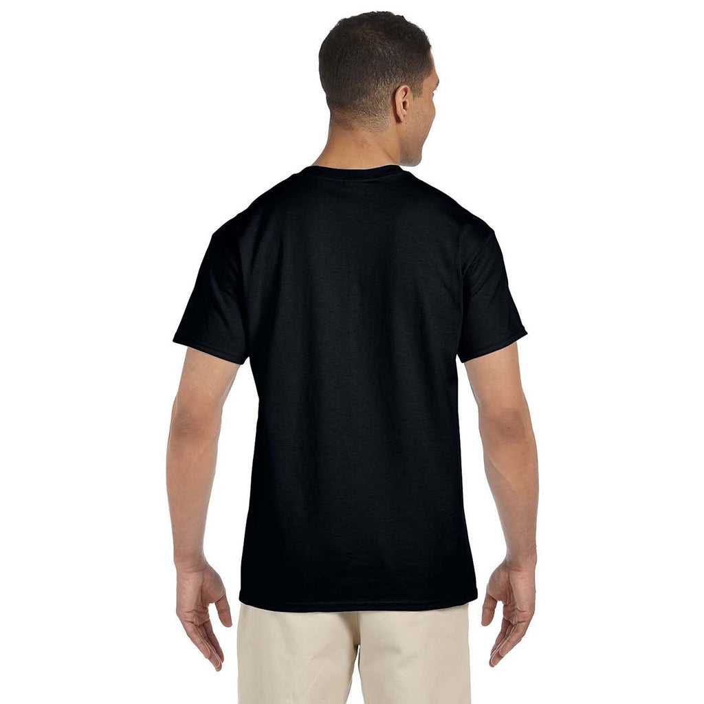 Gildan Men's Black Ultra Cotton Pocket T-Shirt