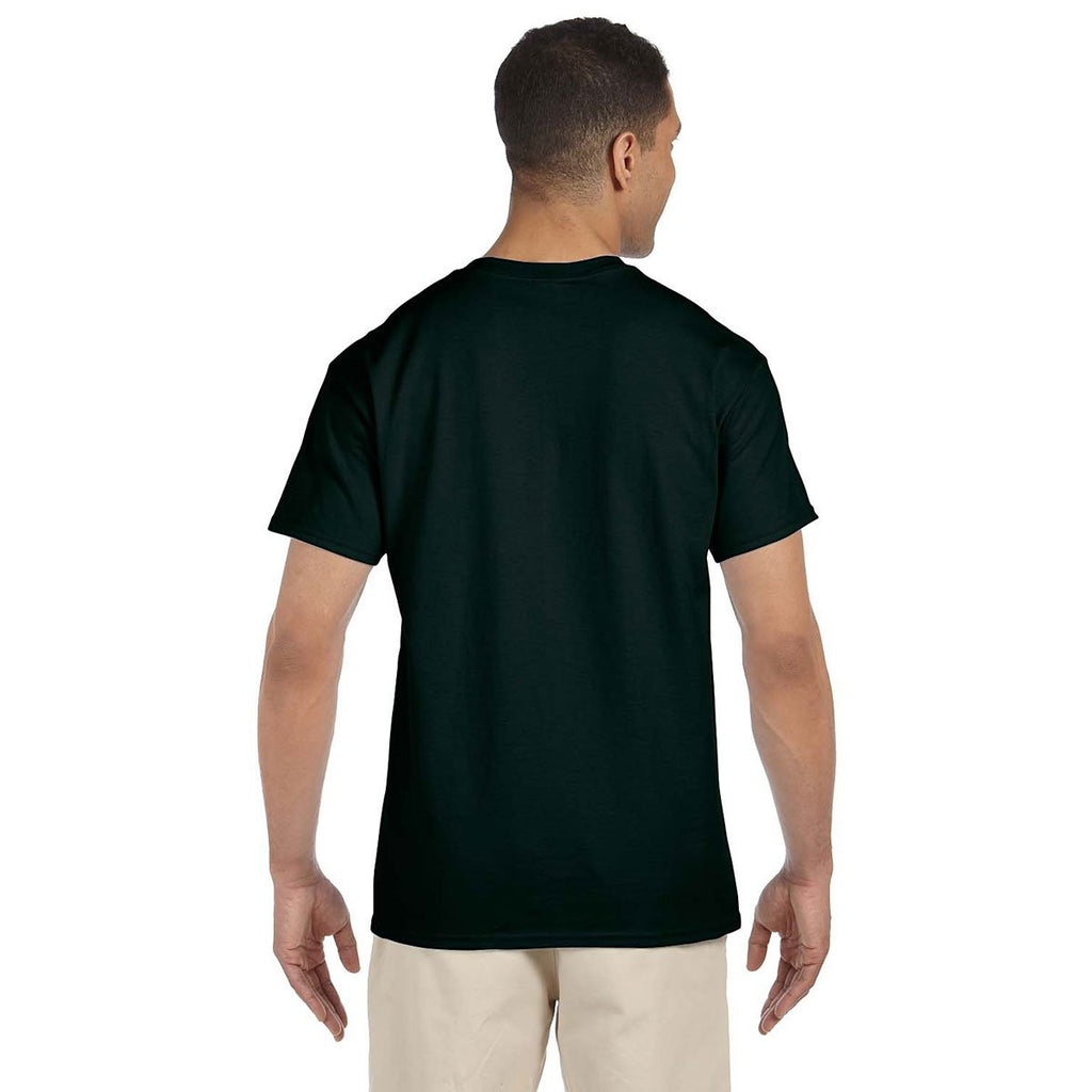 Gildan Men's Forest Green Ultra Cotton Pocket T-Shirt