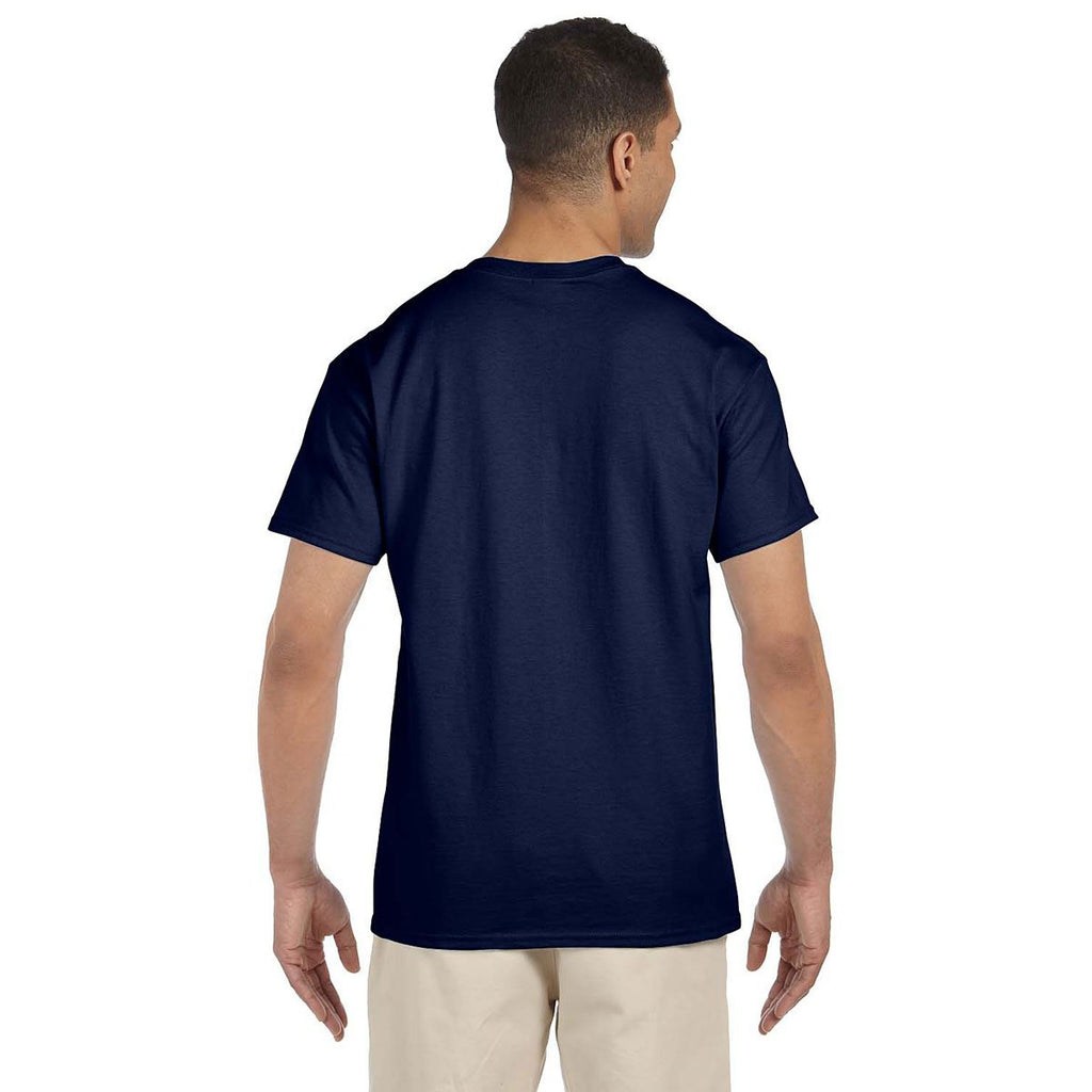 Gildan Men's Navy Ultra Cotton Pocket T-Shirt