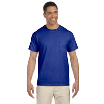 Gildan Men's Royal Ultra Cotton Pocket T-Shirt