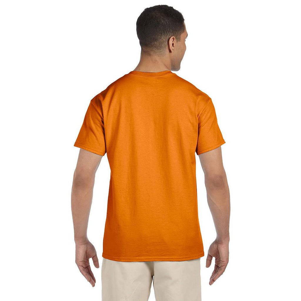 Gildan Men's Safety Orange Ultra Cotton Pocket T-Shirt