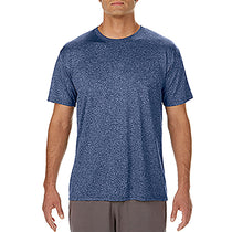 Gildan Men's Heather Sport Dark Navy Performance Core T-Shirt