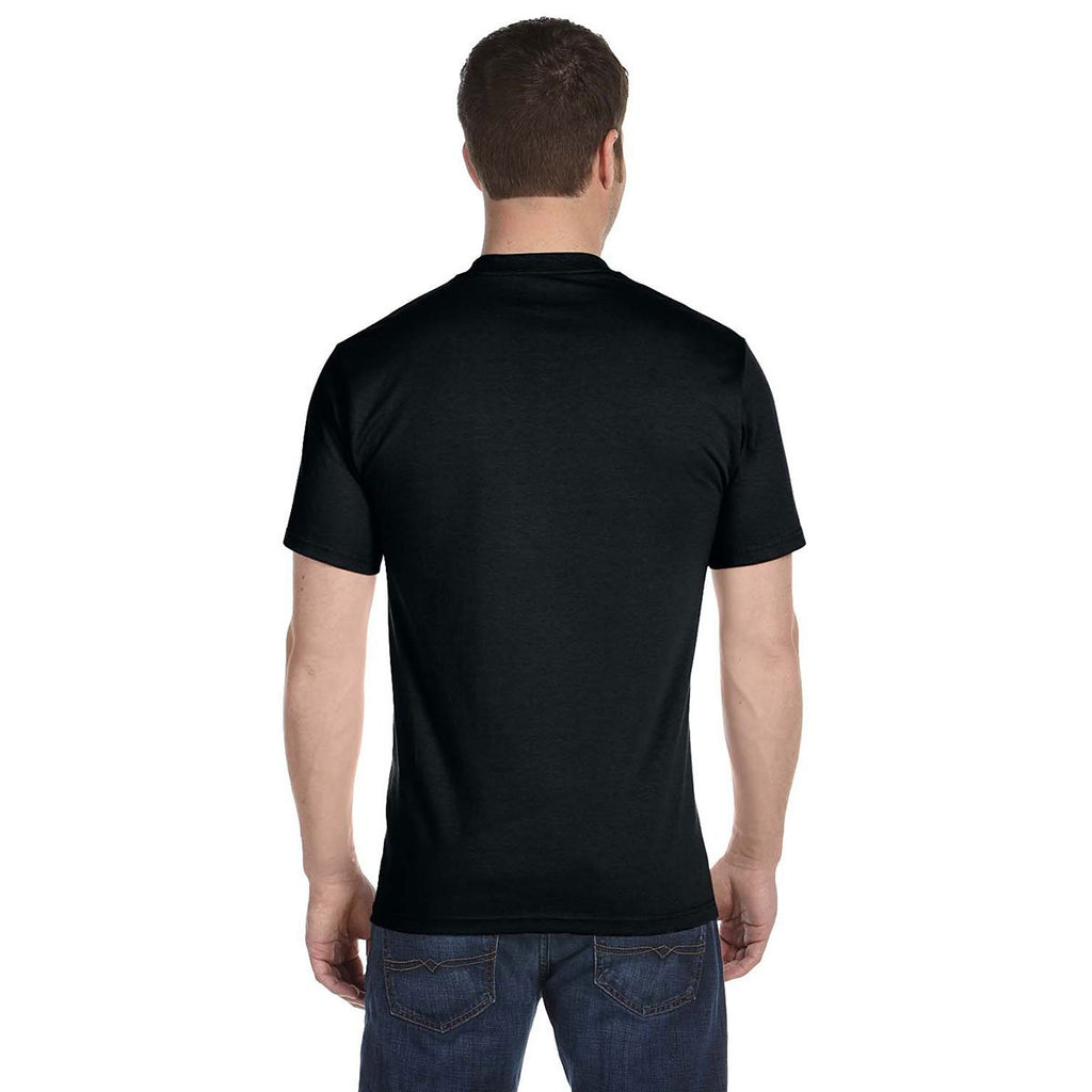 Gildan Men's Black 5.5 oz. 50/50 T-Shirt