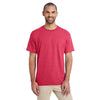 Gildan Men's Heather Sport Scarlet Red 5.5 oz. 50/50 T-Shirt