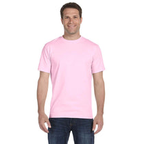 Gildan Men's Light Pink 5.5 oz. 50/50 T-Shirt