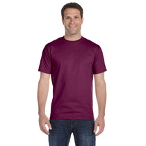 Gildan Men's Maroon 5.5 oz. 50/50 T-Shirt