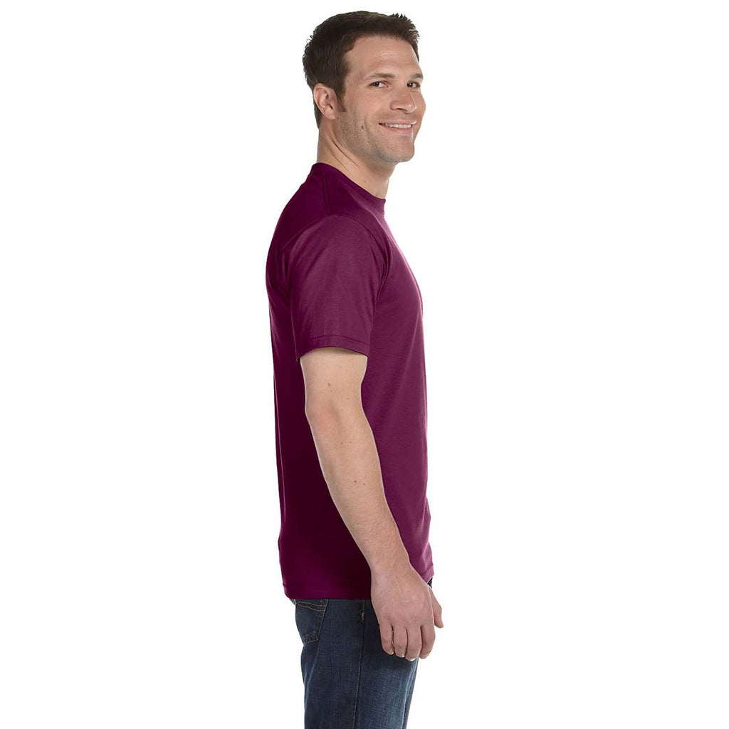 Gildan Men's Maroon 5.5 oz. 50/50 T-Shirt
