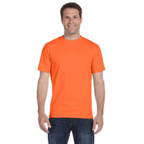 Gildan Men's Orange 5.5 oz. 50/50 T-Shirt