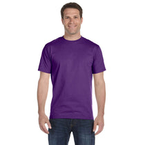 Gildan Men's Purple 5.5 oz. 50/50 T-Shirt