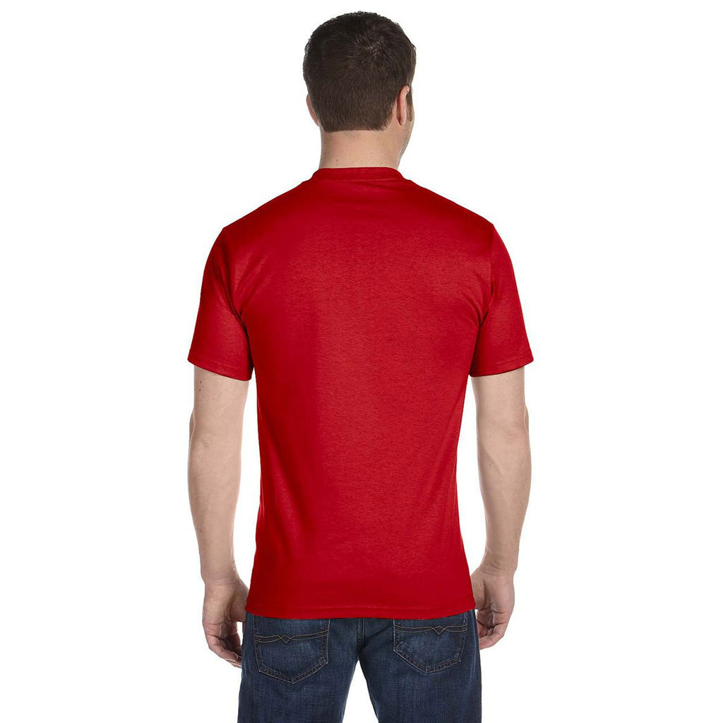 Gildan Men's Red 5.5 oz. 50/50 T-Shirt
