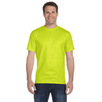 Gildan Men's Safety Green 5.5 oz. 50/50 T-Shirt