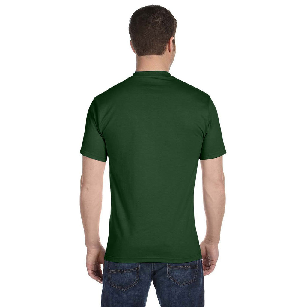 Gildan Men's Sport Dark Green 5.5 oz. 50/50 T-Shirt
