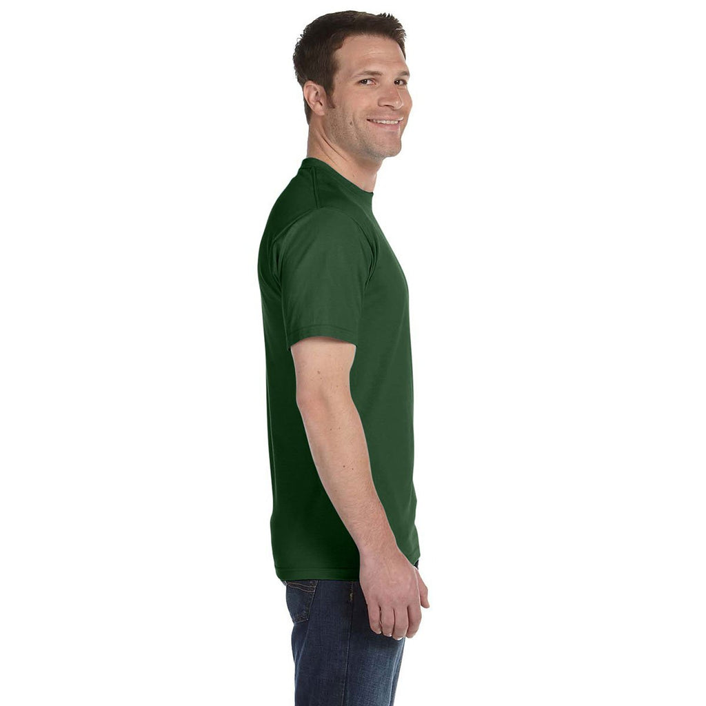 Gildan Men's Sport Dark Green 5.5 oz. 50/50 T-Shirt