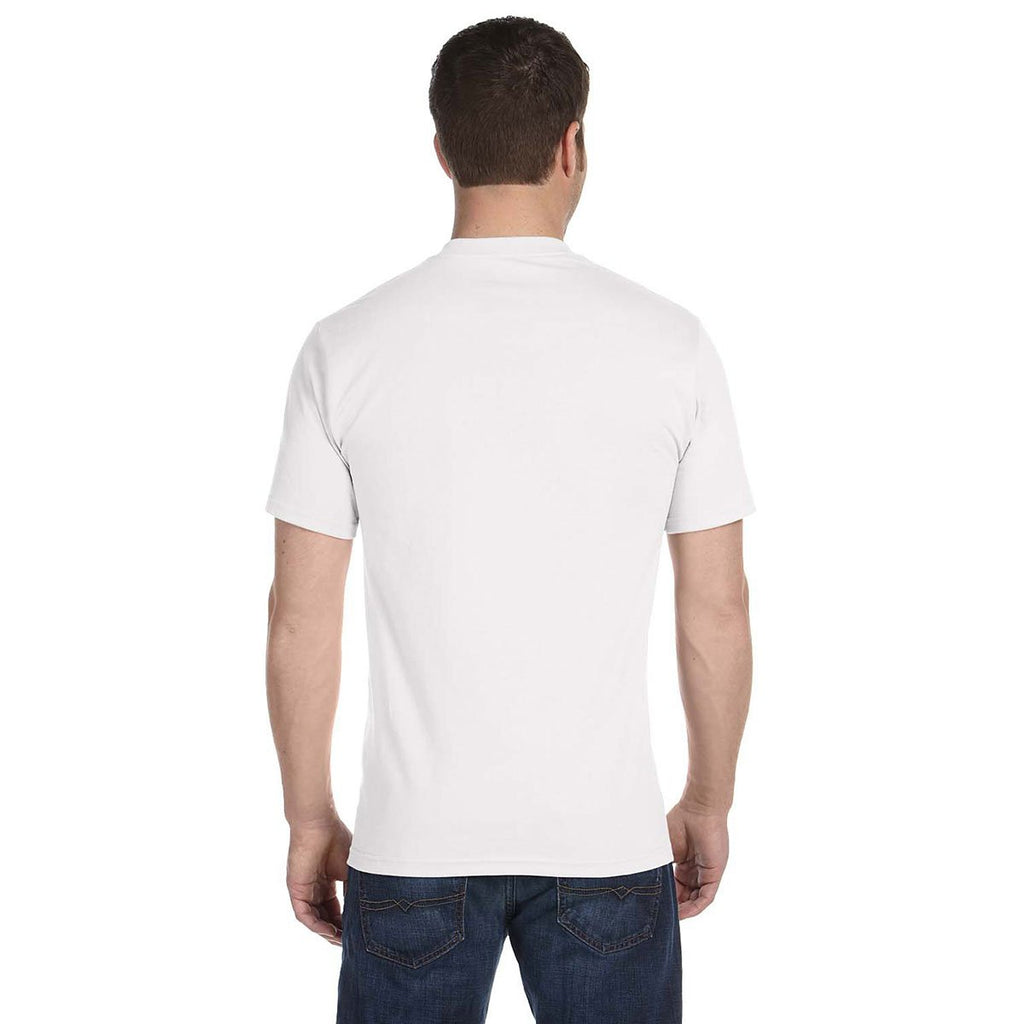 Gildan Men's White 5.5 oz. 50/50 T-Shirt