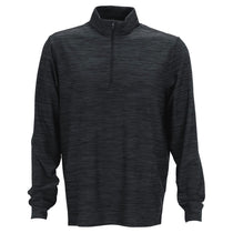Greg Norman Men's Black Heather Play Dry Heather 1/4-Zip