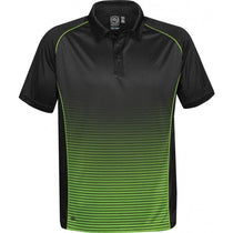 Stormtech Men's Black/Spring Green Horizon Polo
