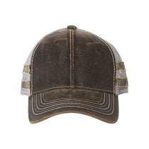 Outdoor Cap Brown/Light Grey/Country Frayed Camo Stripes Cap
