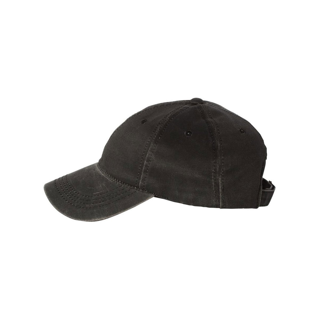 Outdoor Cap Black Weathered Twill Cap