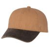 Outdoor Cap DUK Brown/Brown Canvas Cap with Weathered Cotton Visor