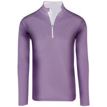Levelwear Men's Purple Heart/White Orion Quarter Zip